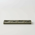 Botanical Motif Cutlery Rest — Olive
