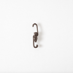 Cast Iron Monkey Hook — Small
