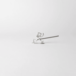 Chōjū-giga monkey incense holder holding incense stick, capturing the dynamic motion of the leaping monkey from Japan’s famous animal caricature scrolls.