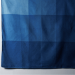 Furoshiki 100 – Naturally Indigo - Dyed Ichimatsu Gradation
