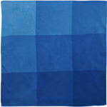 Furoshiki 100 – Naturally Indigo - Dyed Ichimatsu Gradation