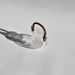 Glass Kyusu Teapot with Rattan Handle — 250ml