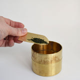 Nankei Brass Tea Caddy