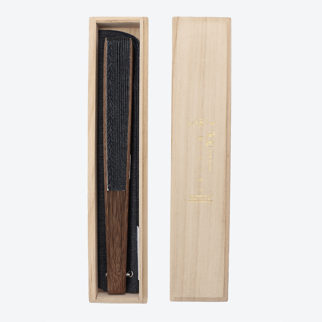 Okayama Selvedge Denim Folding Fan